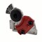 Phillips Gladhand, Emergency, Air Brake, Trailer Mount 38 Deg Red, W/ Filter Screen, Bottom Port, 3/8 12-138-1 - alternate 4